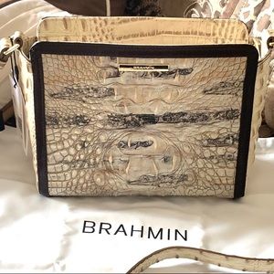 Brahmin Carrie Sandalwood Coddington Crossbody NWT